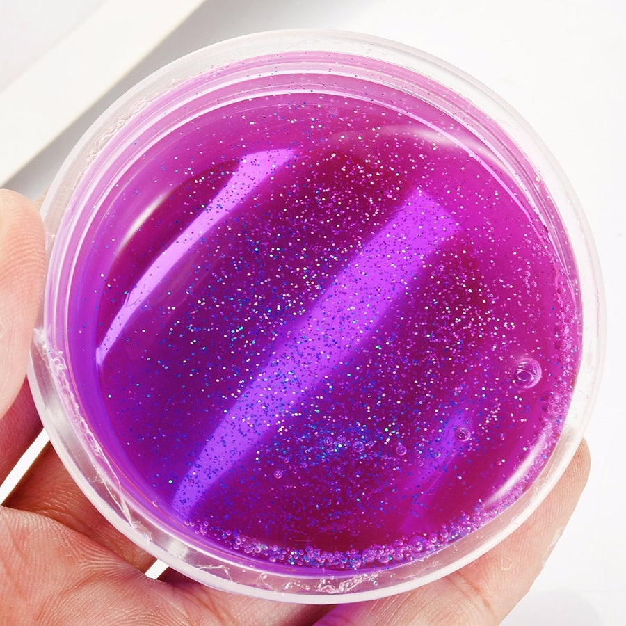 DIY Crystal  Anti Stress slime for Kids