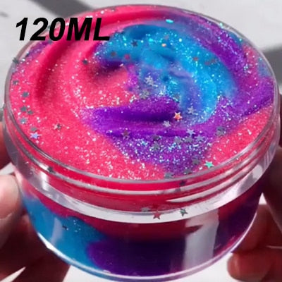 120ML Rainbow Starry Sky Slime